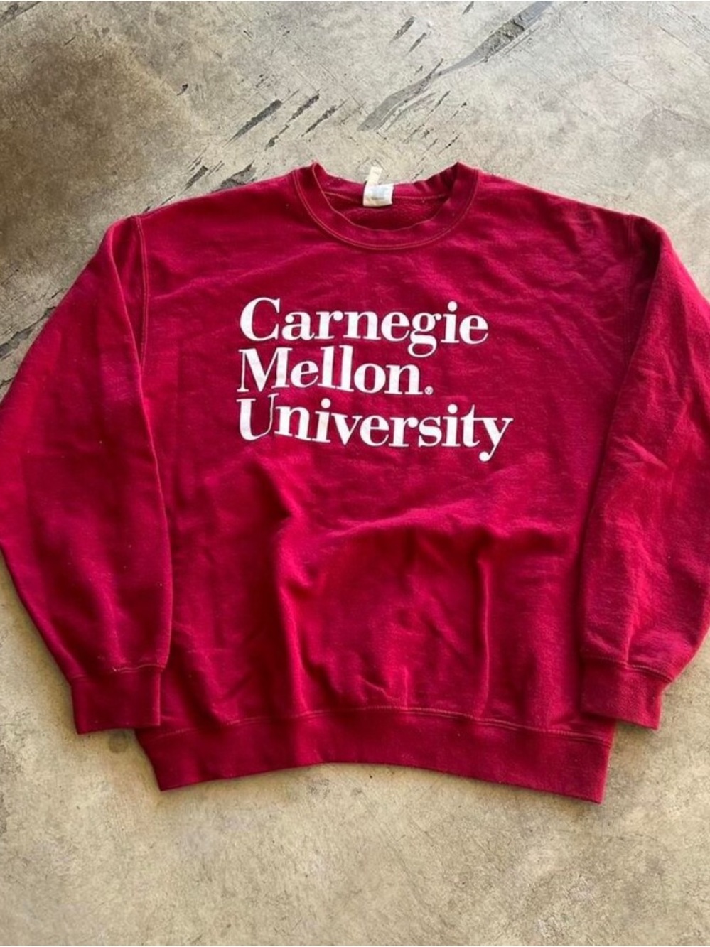 VINTAGE 90s art school Carnegie Mellon sweatshirt